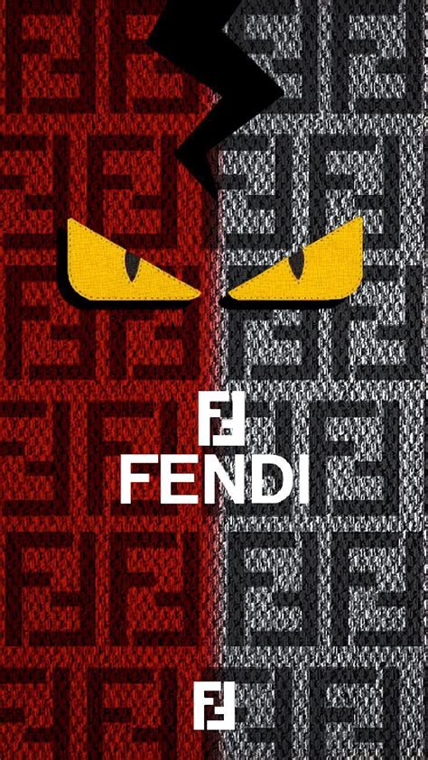 fendi iphone wallpaper|red Fendi background.